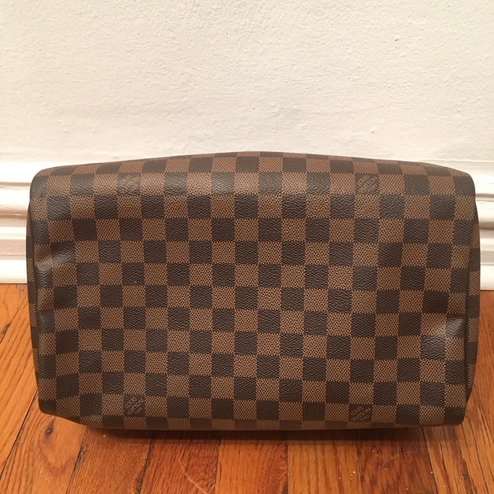 Louis Vuitton Brown Damier Ebene Top-Handle Satchel - Picture 5 of 8